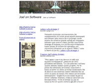 Tablet Screenshot of italian.joelonsoftware.com