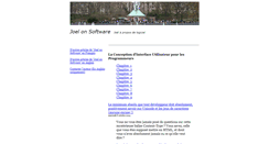 Desktop Screenshot of french.joelonsoftware.com